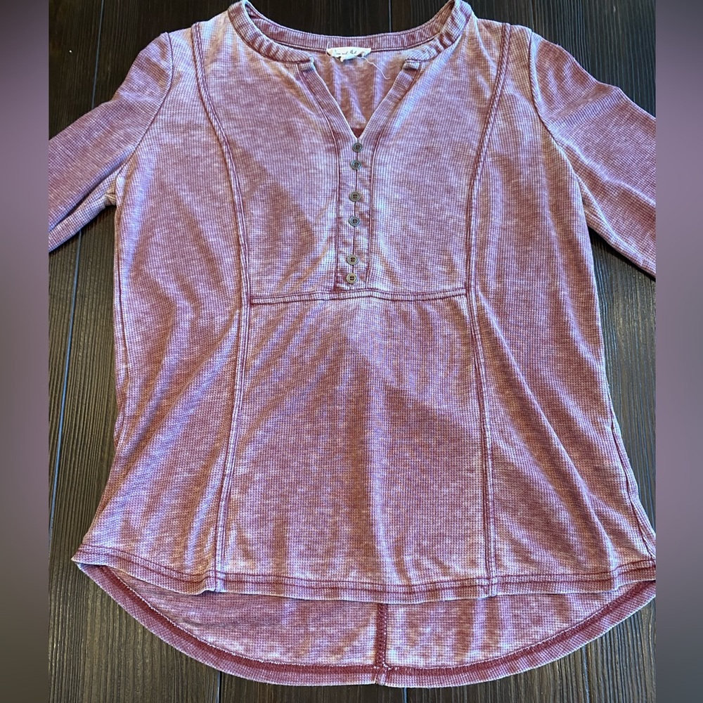 Jane and Delancey Long Sleeve Shirt, Women’s Medium